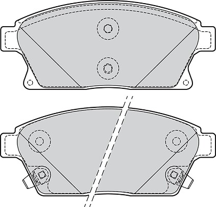 BRAKES PADS OPEL ASTRA J MOKKA FR